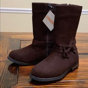 Youth Girls Gymboree brown riding boots sz 3 NWT!